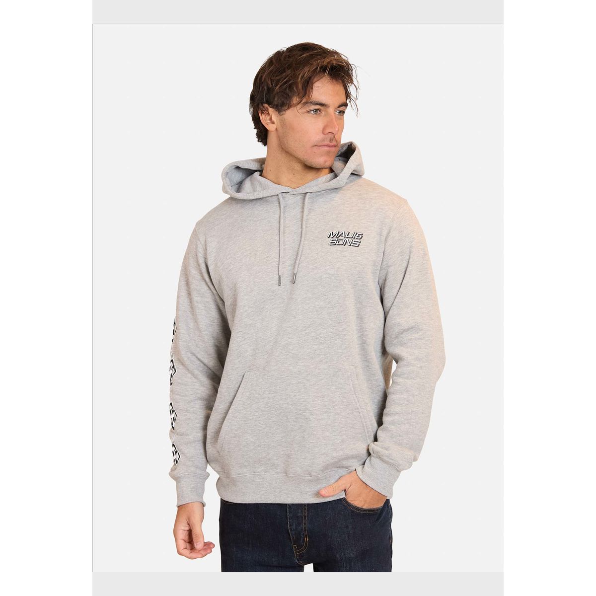 MAUI AND SONS - Poleron Canguro Sweatshirt Kanguroo Maui Minimal Logo Hombre Maui And Sons