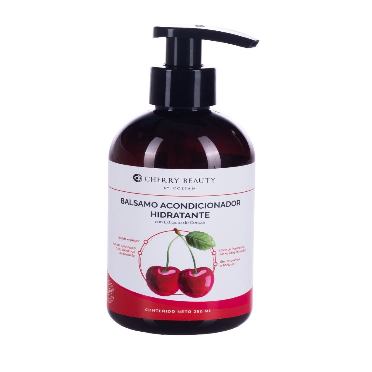 COESAM - Bálsamo Acondicionador Hidratante Con Pantenol y Extracto De Cereza.-