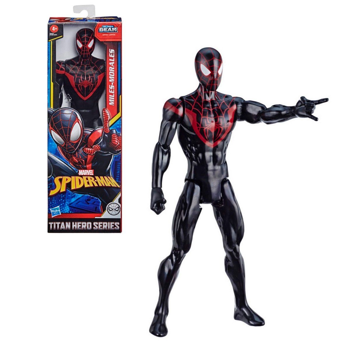 MARVEL - SPIDERMAN FIGURA TITAN HEROE WEB WARRIORS - MILES MORALES