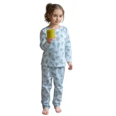 SIMPLY B - Pijama algodón piña niña