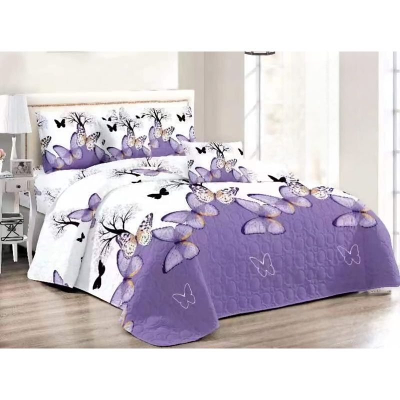 GENERICO - COBERTORES DE VERANO QUILTS REVERSIBLES