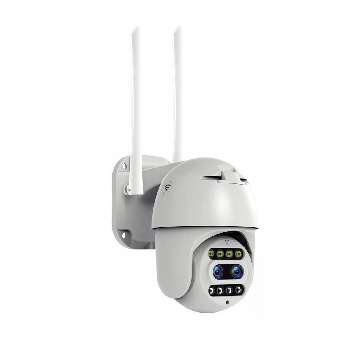 AI - Cámara De Seguridad Exterior Fhd 4mp Doble Lente Zoom 10x