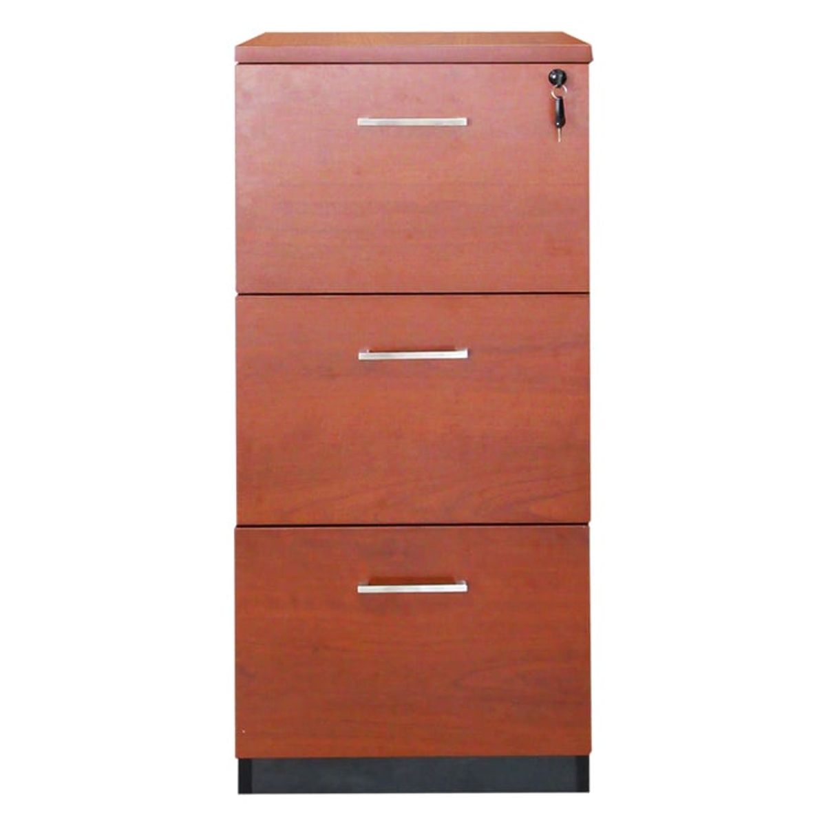 MSA MUEBLES SANTA ANA - Kardex 3 Cajones KX 3 CEREZO con NEGRO