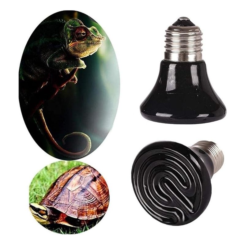 GENERICO - Lámpara Infrarroja Calor Para Reptiles Mascotas 220v 25w