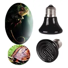 GENERICO - Lámpara Infrarroja Calor Para Reptiles Mascotas 220v 25w