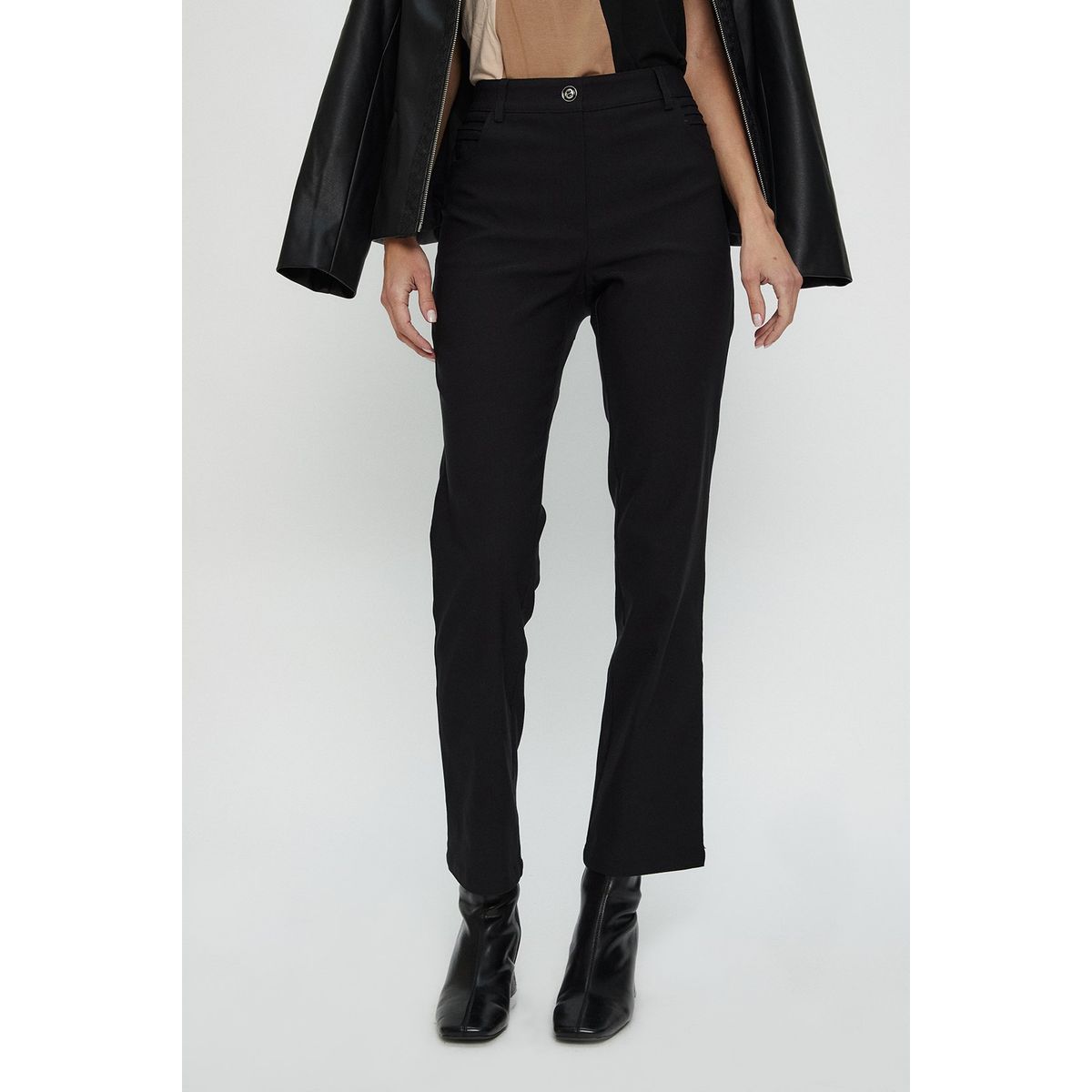 MA GRIFFE - Pantalon Negro Mujer Magriffe