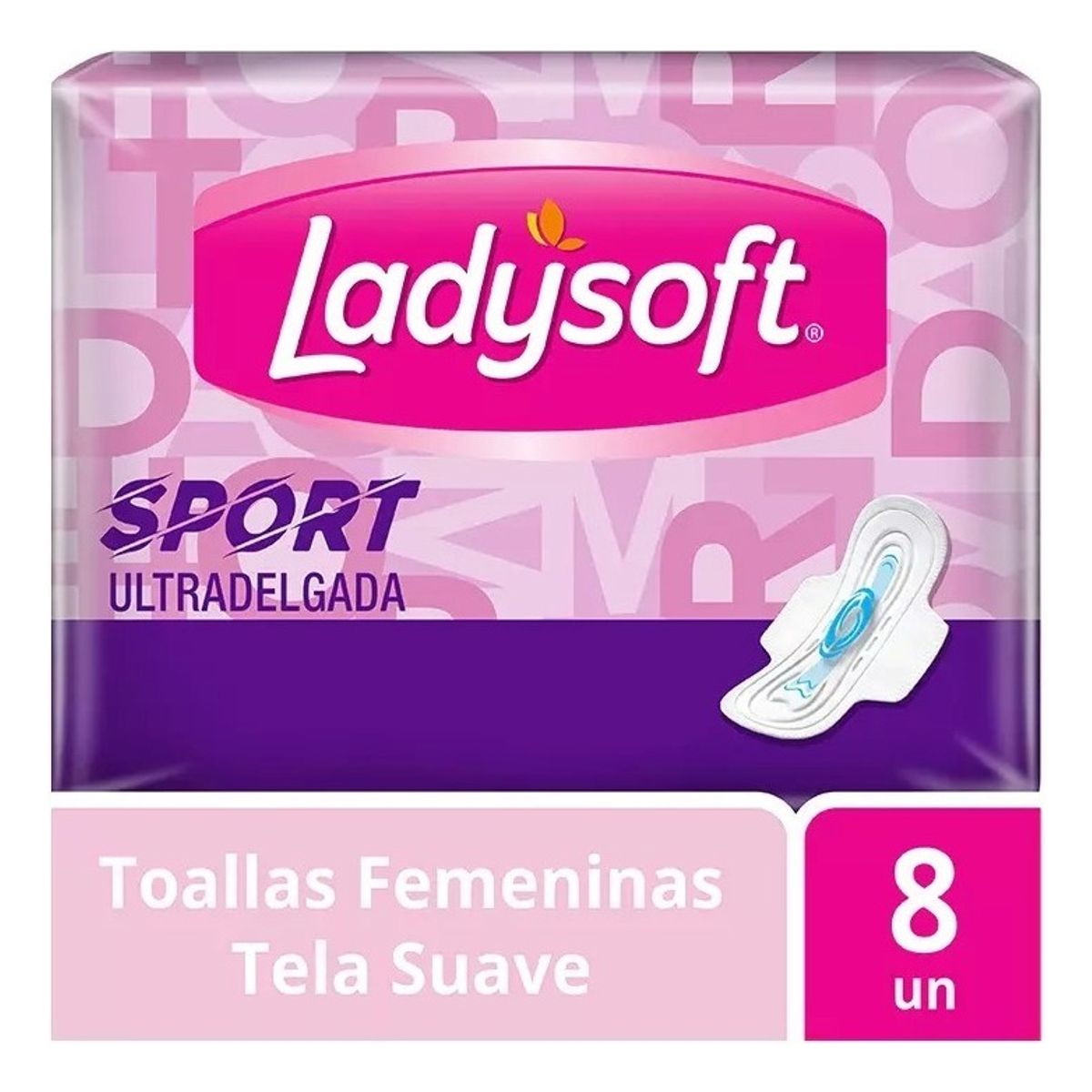 LADYSOFT - Ladysoft Toalla Higiénica Sport Ultradelgada Tela Suave 8un