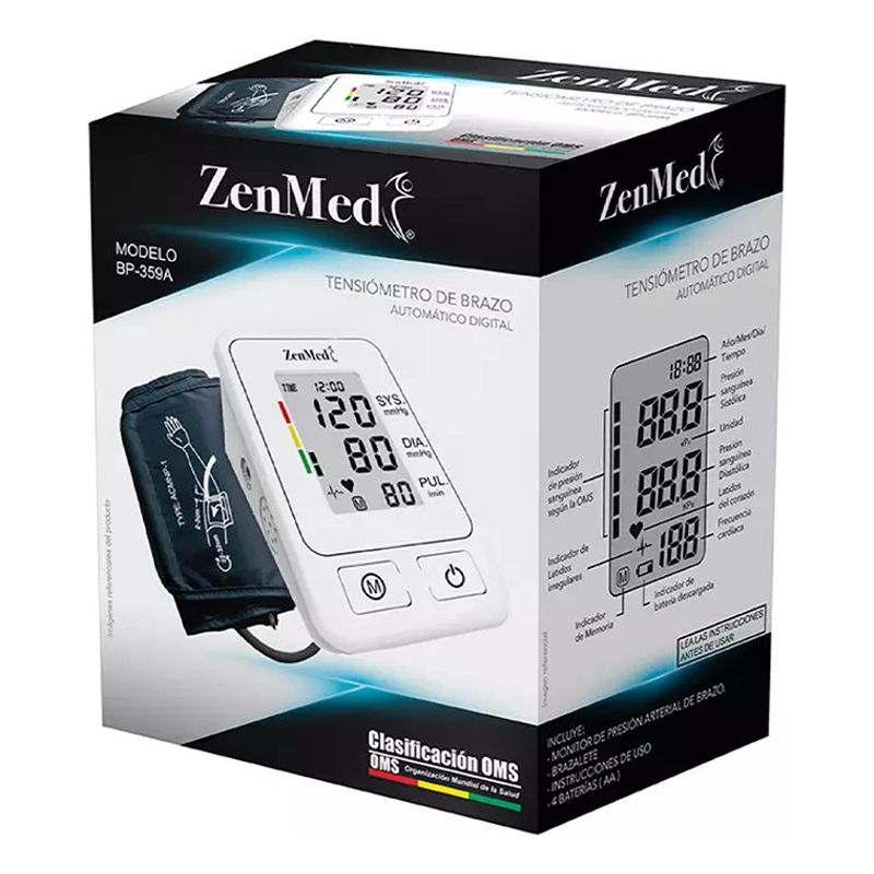 ZENS - Toma Presión Digital De Brazo Automatico Zenmed