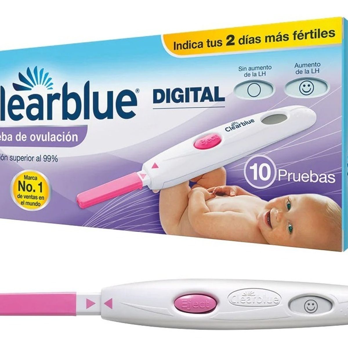 CLEARBLUE - Clear Blue Digital Test Ovulacion 10 Puebas