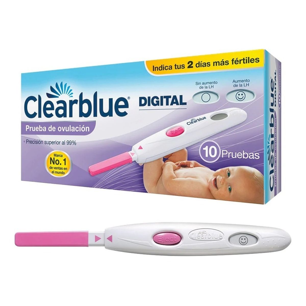 CLEARBLUE - Clear Blue Digital Test Ovulacion 10 Puebas