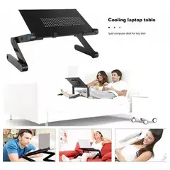 GENERICO - Mesa Portátil Para Notebook Multifuncional Ventiladores
