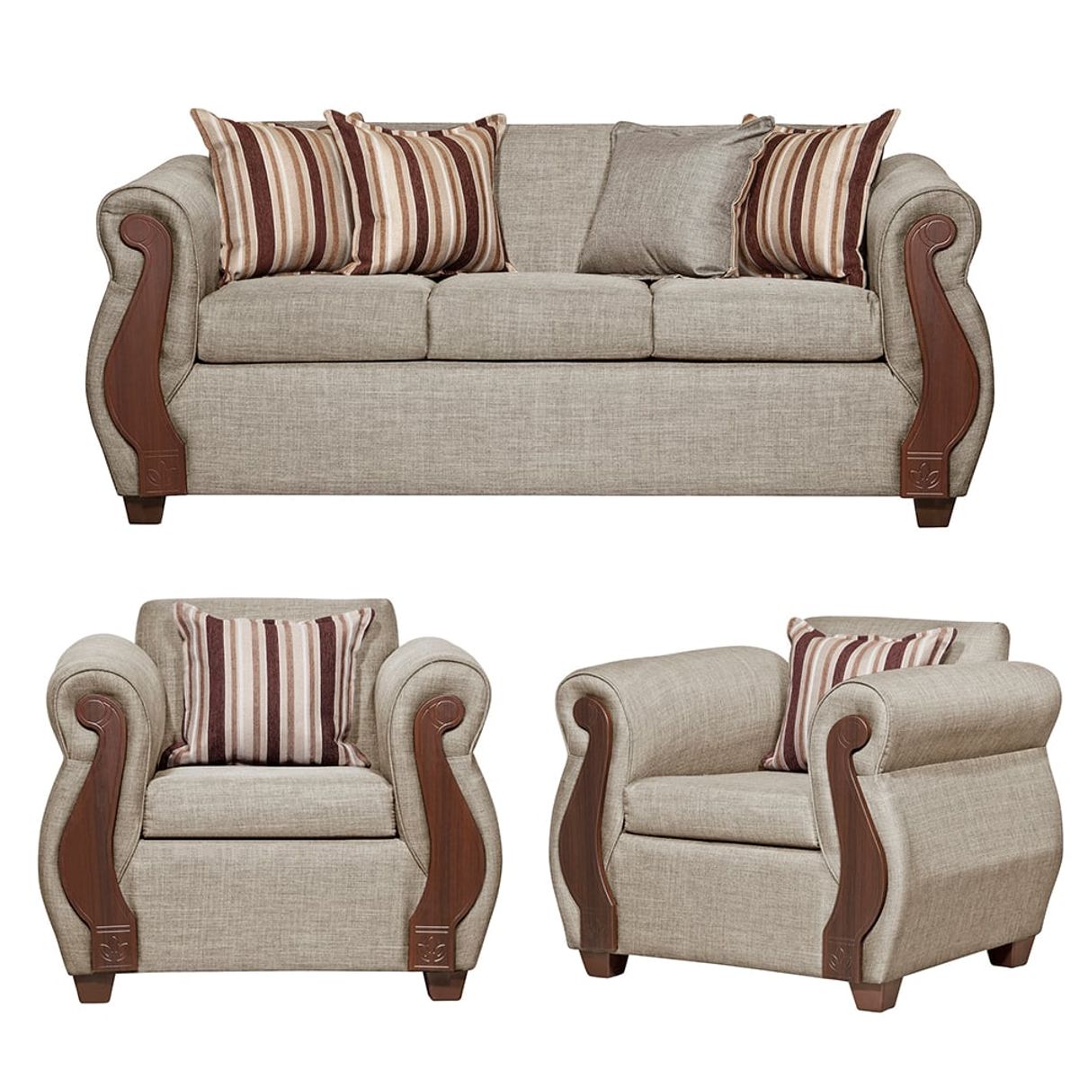 RUZAM MOBEL - LIVING 3-1-1 BEGOÑA  BEIGE