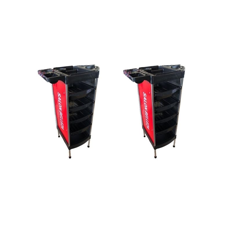 GENERICO - Kit de 2 Carros Ayudantes X11B Rojo