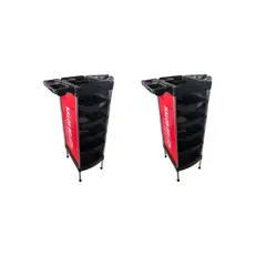 GENERICO - Kit de 2 Carros Ayudantes X11B Rojo