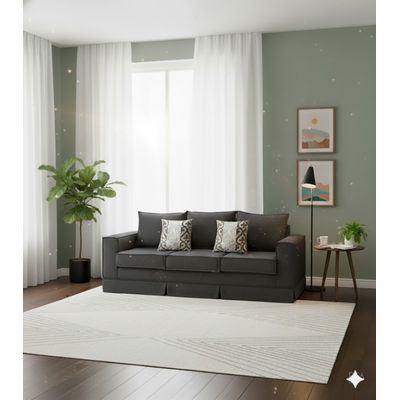 Imagen 2 del producto Living 311 Pompeya marengo sofa 3 cuerpos +2 poltronas resortes