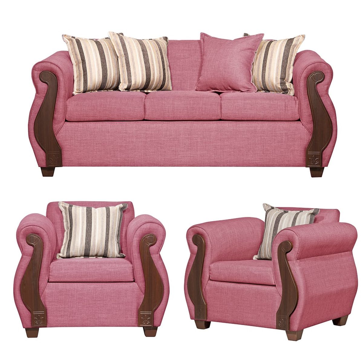 RUZAM MOBEL - LIVING 3-1-1 BEGOÑA PALO ROSA