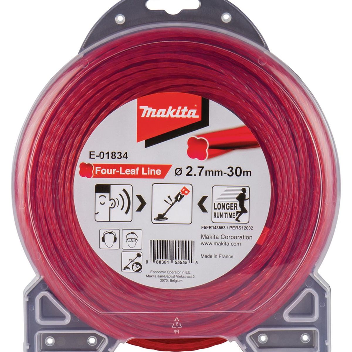 MAKITA - Hilo Nylon Estriado 2.7mm X 30m - Makita