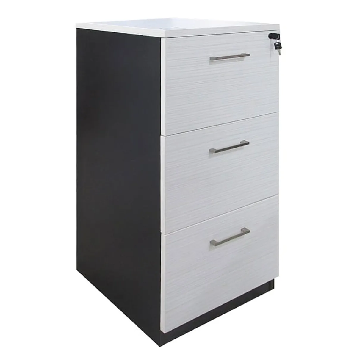 MSA MUEBLES SANTA ANA - Kardex 3 Cajones MAPLE con GRIS