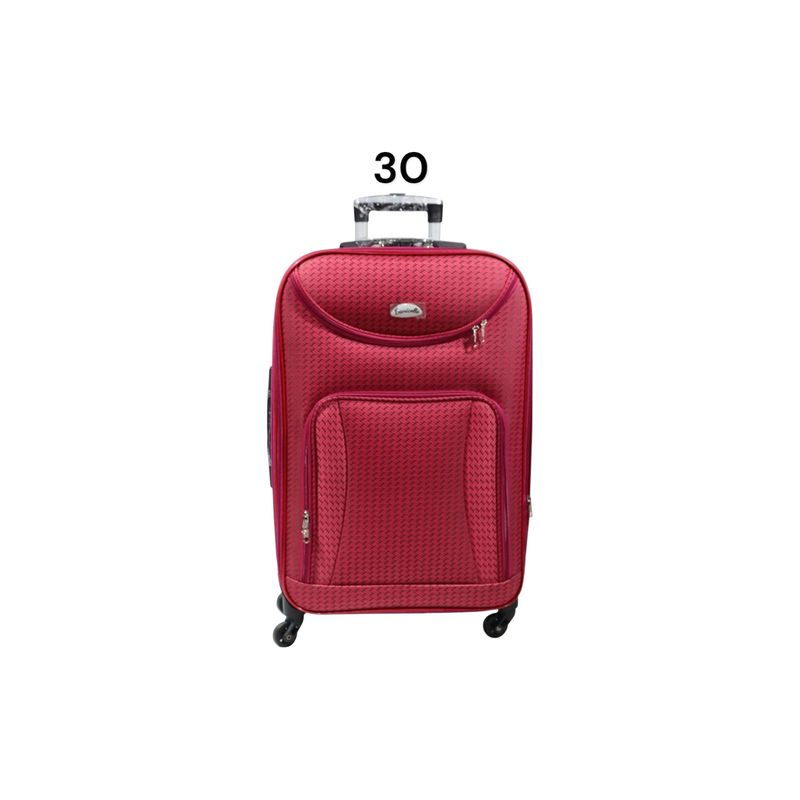 DINASTELLA - Maleta Tela 8021 30 Rojo