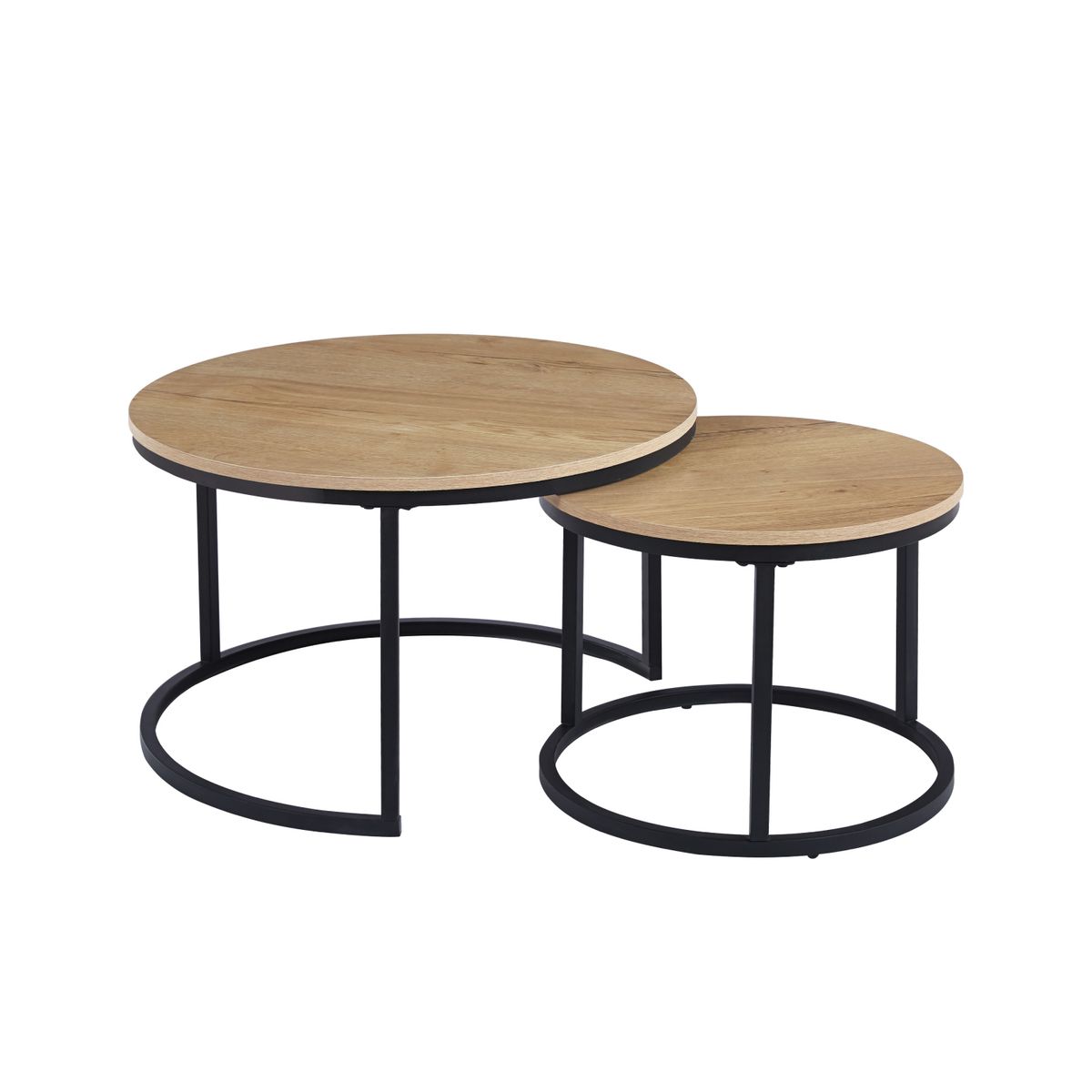 CORI CORI - Mesas de Centro Anidadas - MDF con diseño de madera