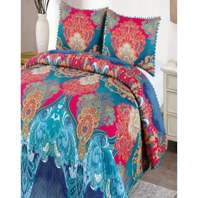 Imagen 2 del producto Cubrecama Ligero De Verano Con Pompones - Elegantes 2P