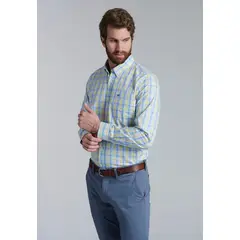 FEROUCH - Camisa Check Bristol Sc Amarillo Ferouch_.