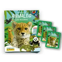 PANINI CHILE - EL MUNDO DE LOS ANIMALES (INCLUYE 1 ALBUM MAS 40 SOBRES)
