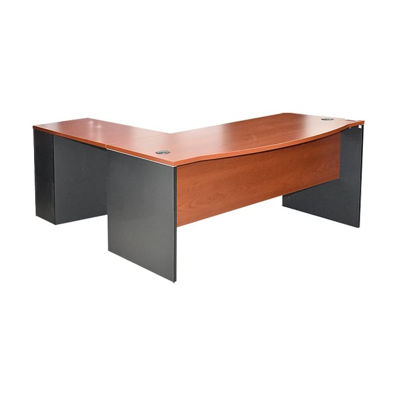 MSA MUEBLES SANTA ANA - Estación de Trabajo 180 Cerezo con Negro