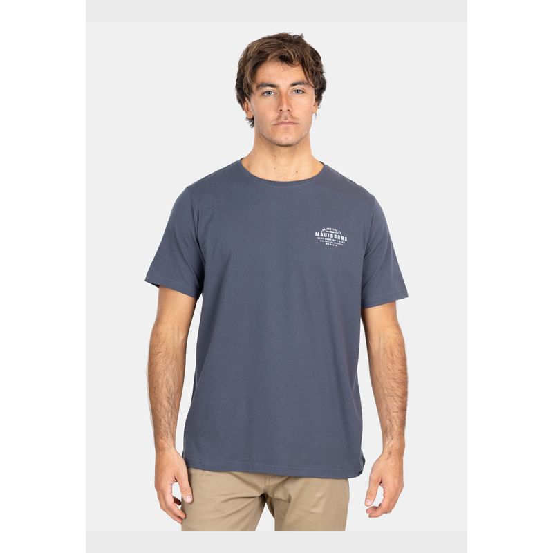 MAUI AND SONS - Polera MC Ride You Life Gris Hombre Maui And Sons