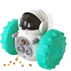 GENERICO - Juguete Robot Interactivo Dispensador para Perros y Gatos
