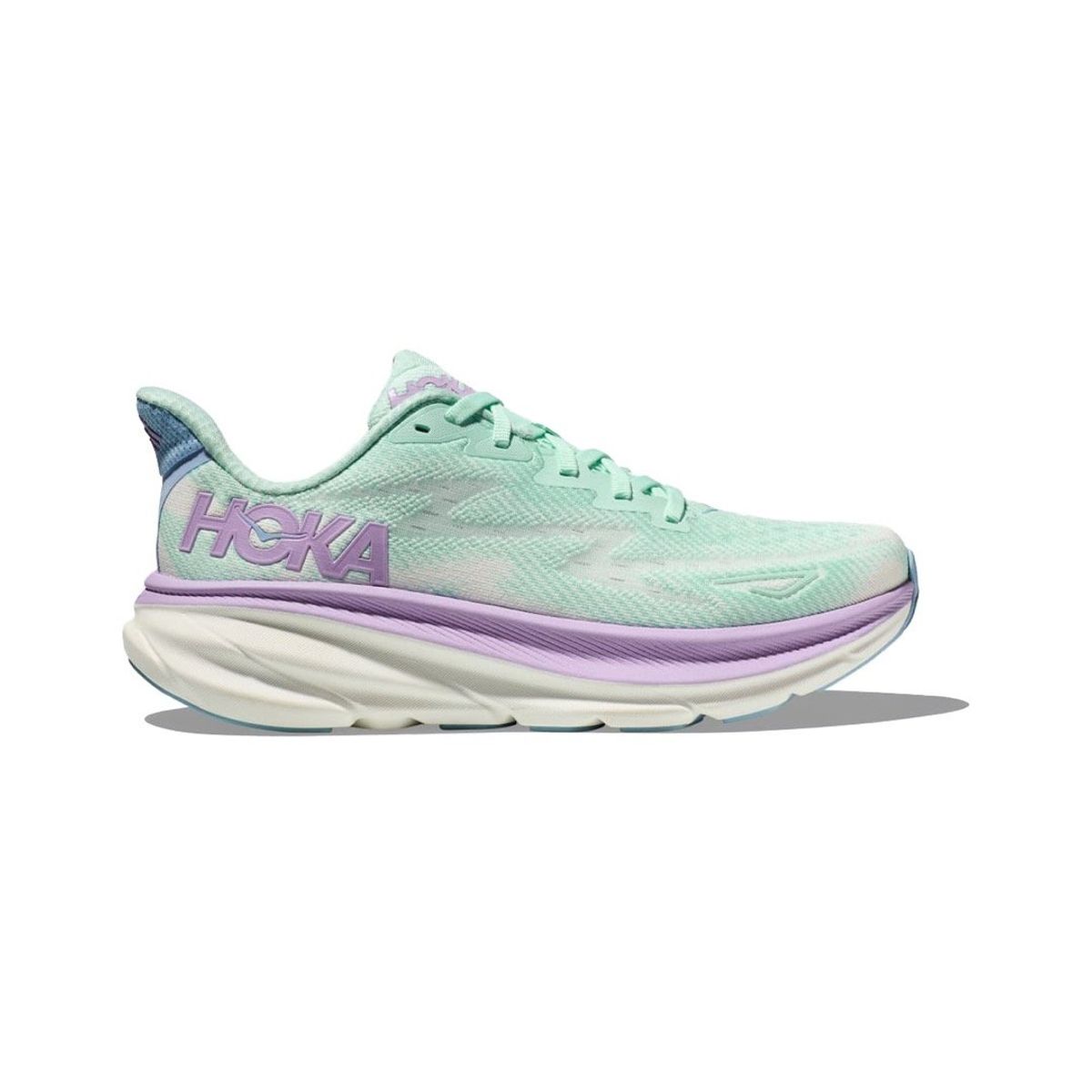 HOKA - Zapatillas Mujer Running Hoka Clifton 9 Sunlit Ocean Lilac Mist