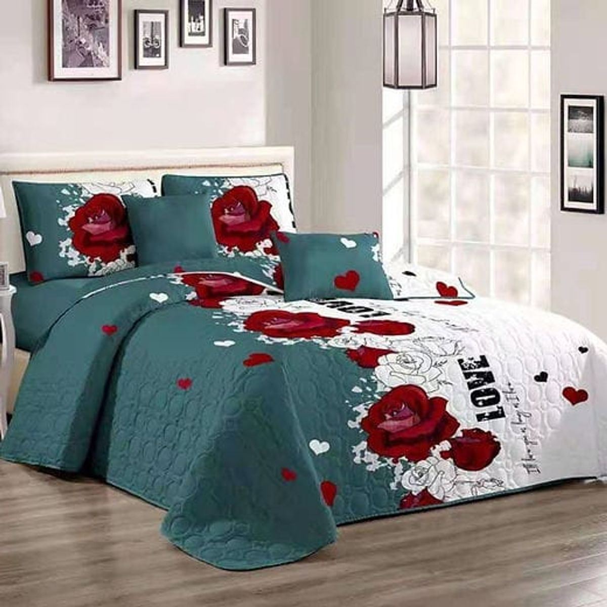 GENERICO - COBERTORES DE VERANO QUILTS REVERSIBLES