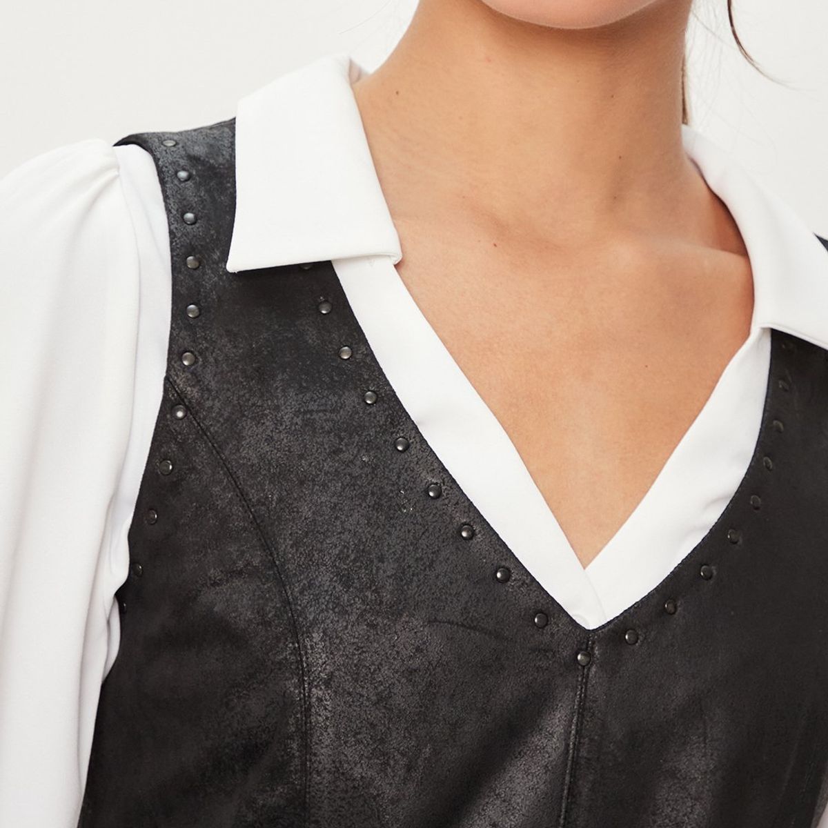 IO - Vestido Corto Negro Mujer Io