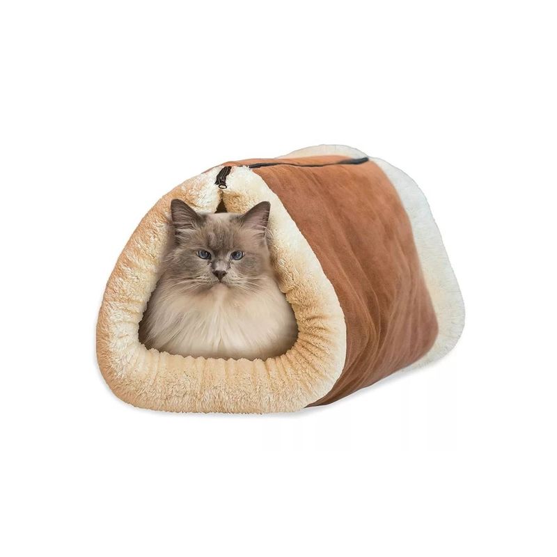 GENERICO - Camas Para Gatos O Perros Iglu Color Cafe
