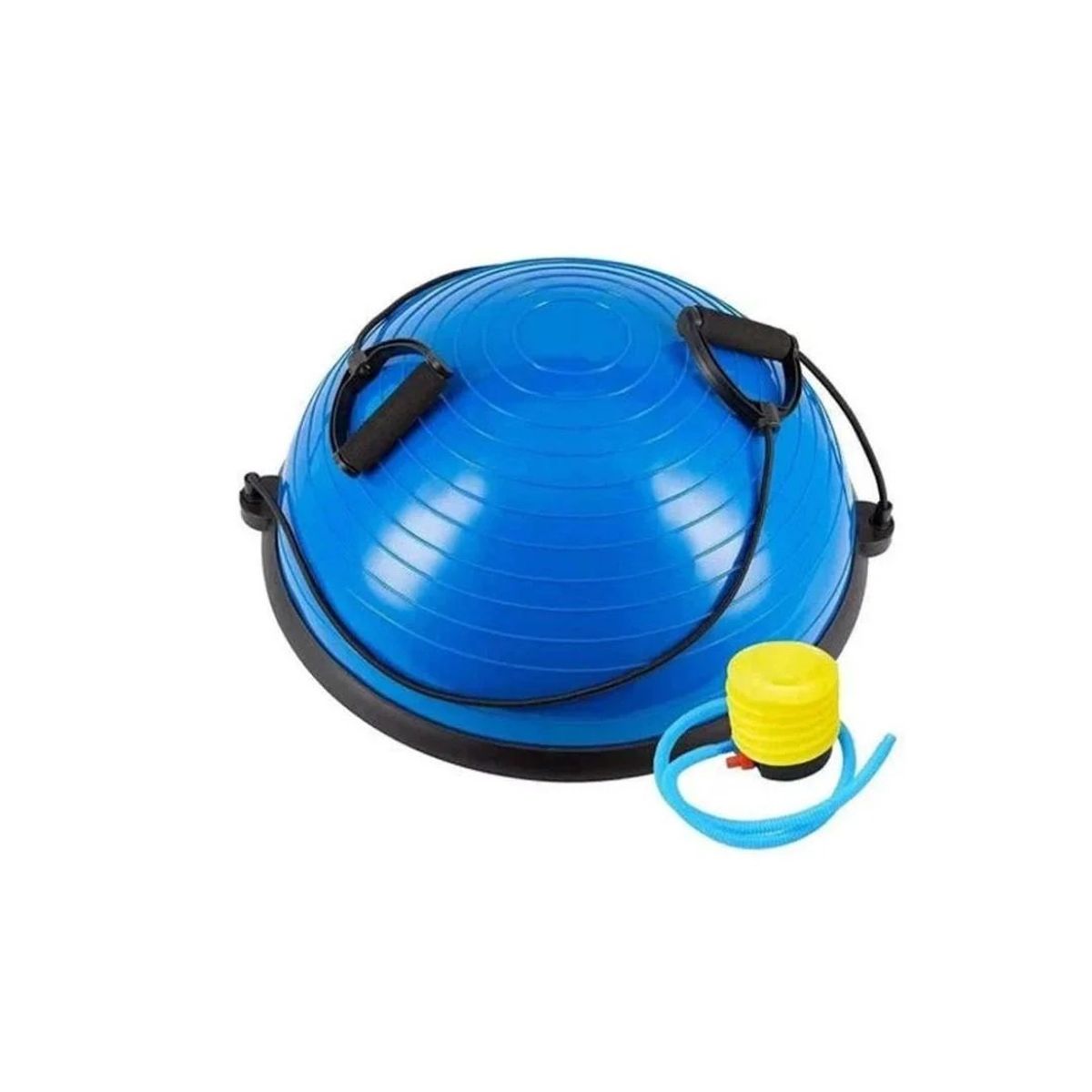 GENERICO - BALON BOSU GYM PELOTA YOGA PARA RESISTENCIA 60 CM AZUL