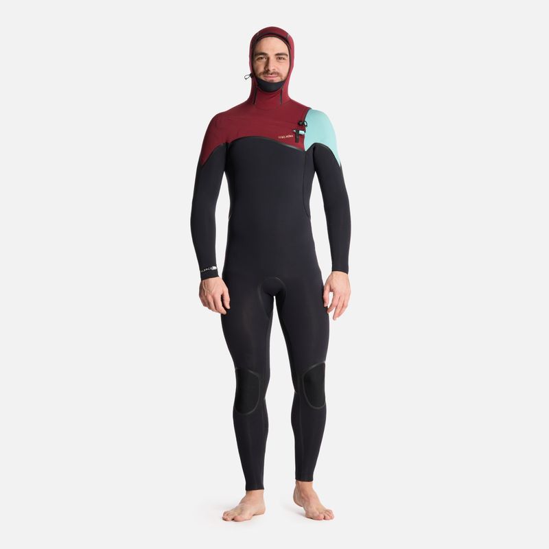 HAKA HONU - Traje de Surf Hombre Alerce 5:4:3 Negro Haka Honu