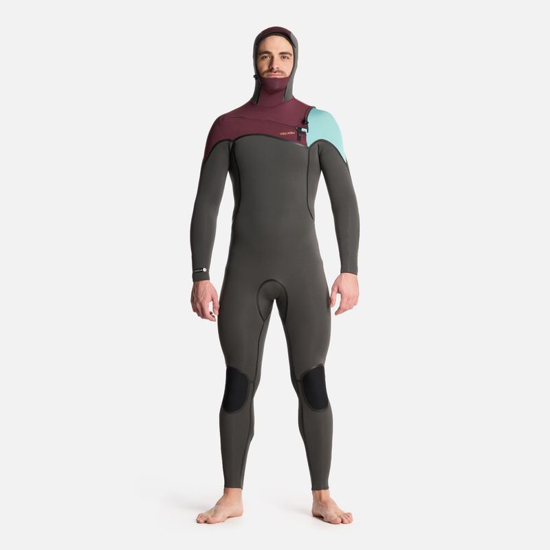 HAKA HONU - Traje de Surf Hombre Lenga 6:5:4 Gris Grafito Haka Honu
