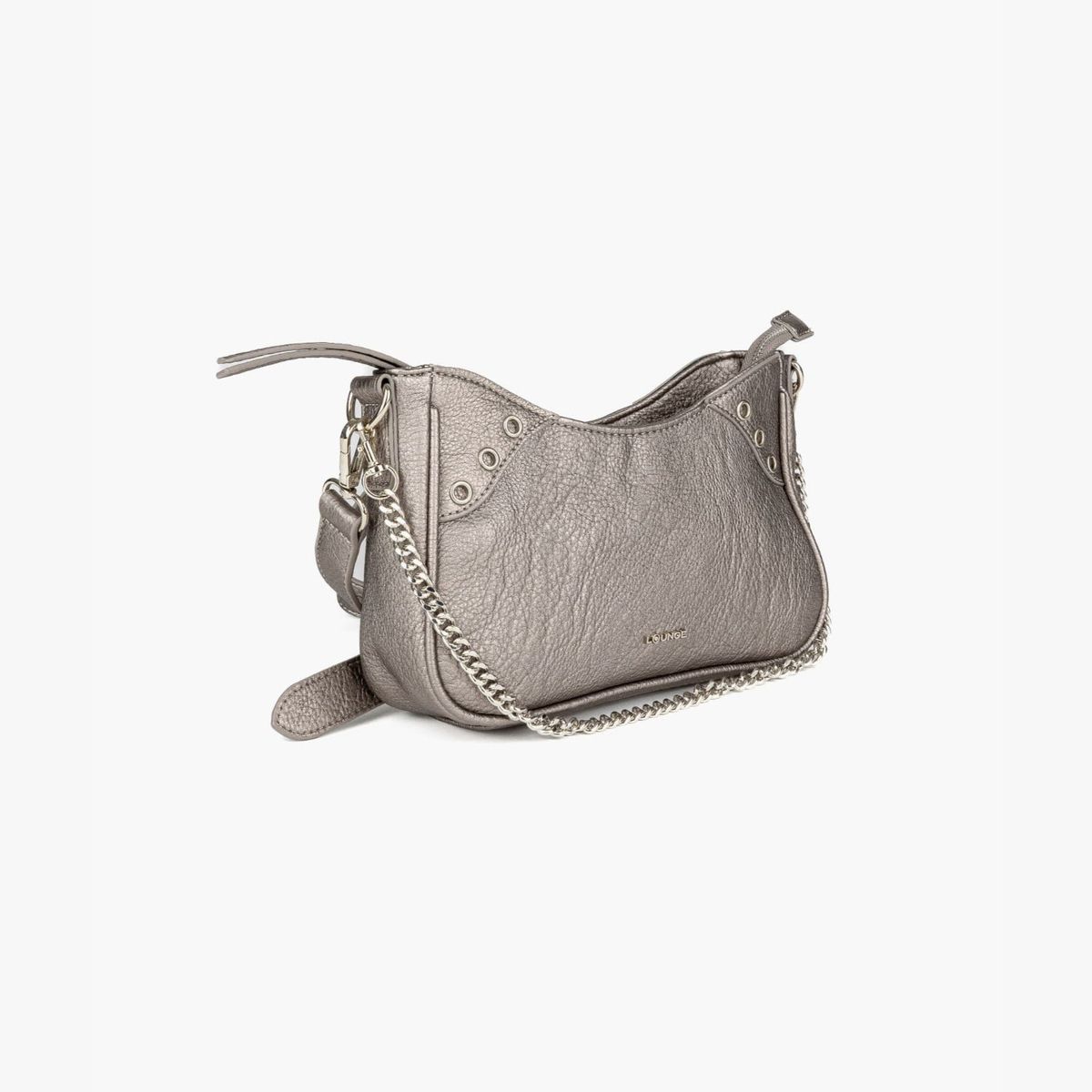 LOUNGE - Cartera Bandolera Círculos Metálicos