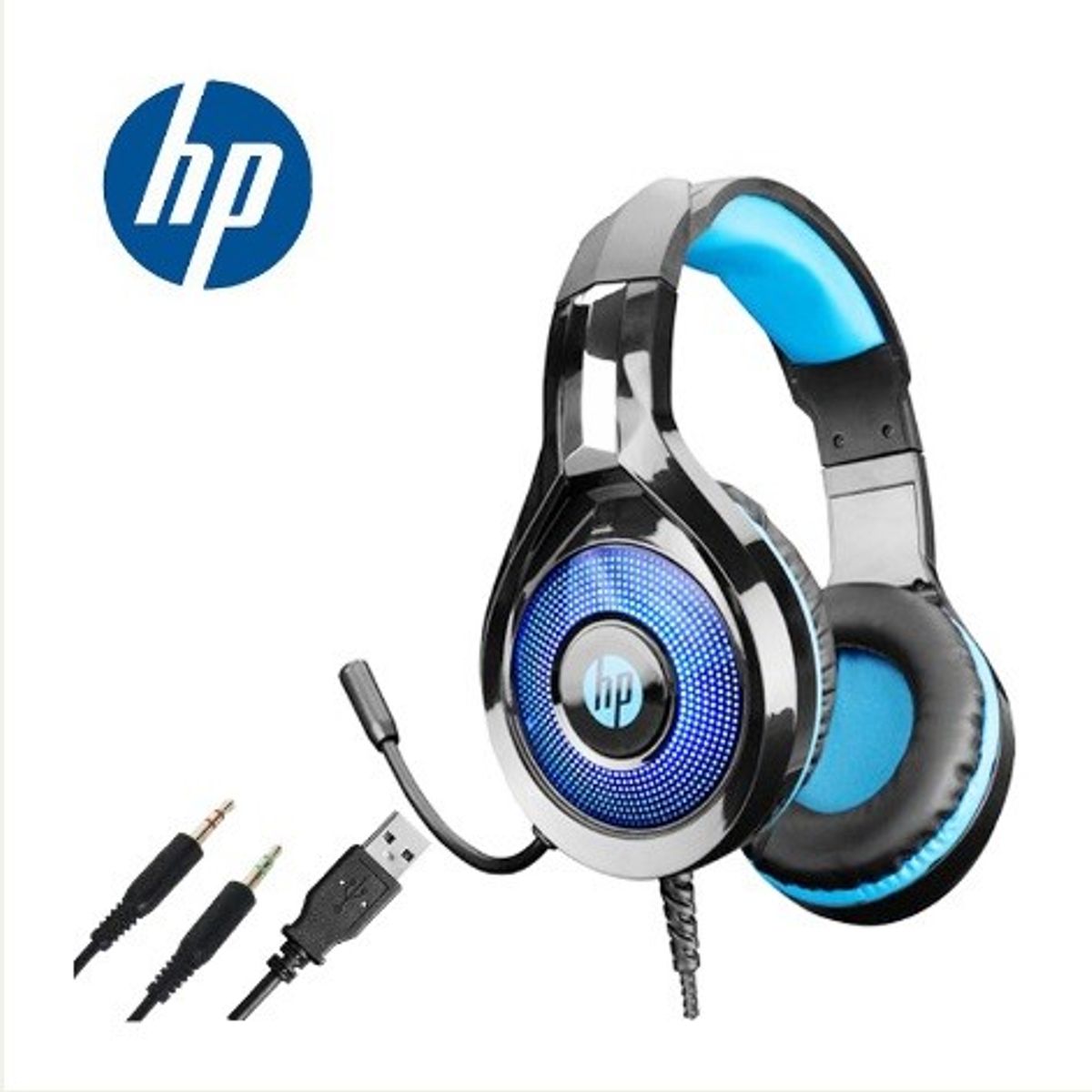 HP - Audífono Gamer HP Modelo DHE-8010 Con Micrófono Y Luz LED