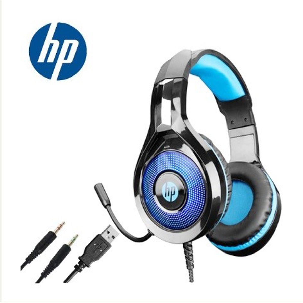 HP - Audífono Gamer HP Modelo DHE-8010 Con Micrófono Y Luz LED