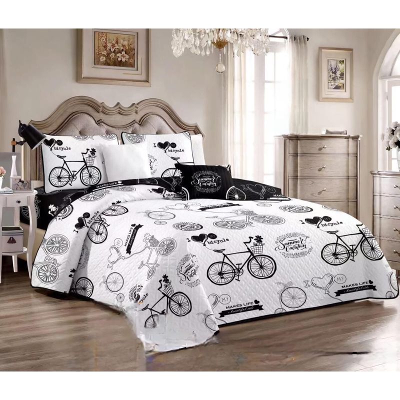 GENERICO - COBERTORES DE VERANO QUILTS REVERSIBLES