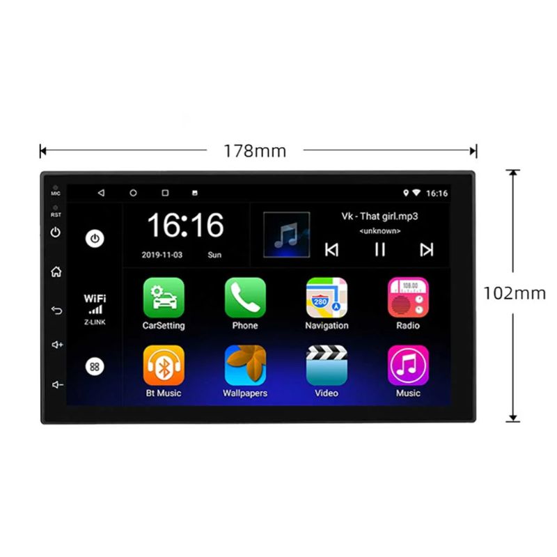 GENERICO - RADIO ANDROID CARPLAY 2+32 7 PULGADAS