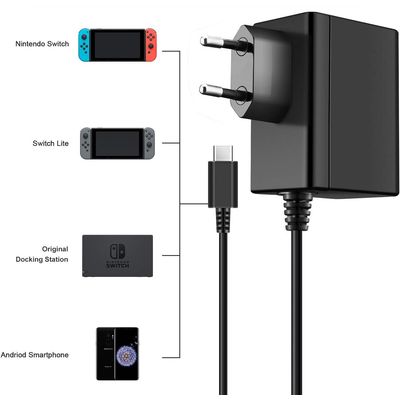 Imagen 2 del producto Cargador Alternativo Nintendo Switch Con Carga Rápida