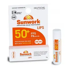 PHARMA - Sunwork Lips X 5 Gr protector solar.-
