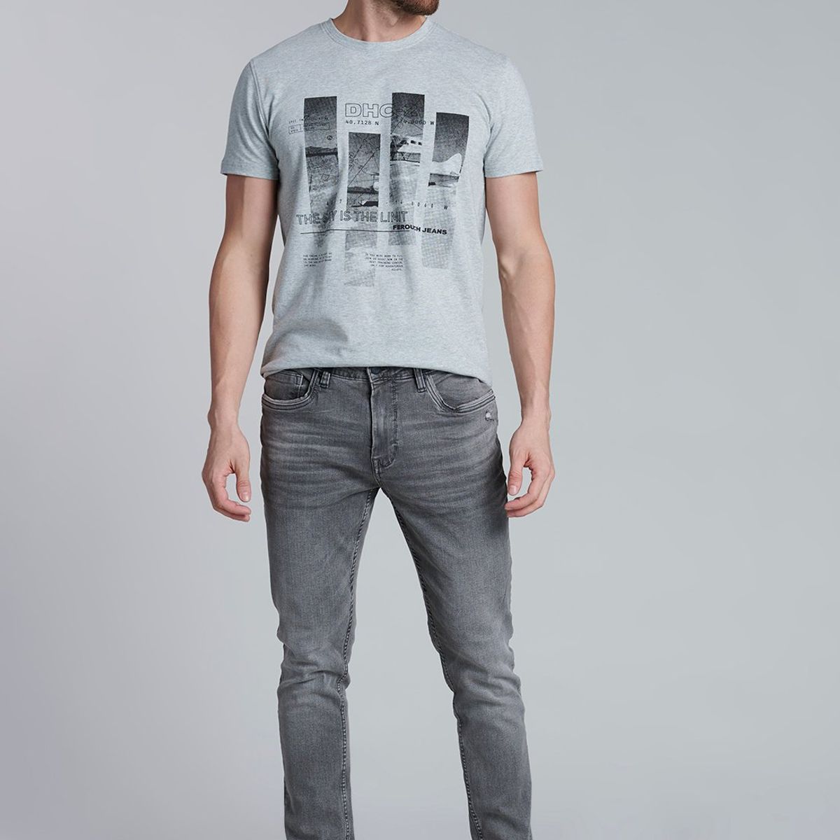 FEROUCH - Jeans Pasadena Fj Gris Ferouch