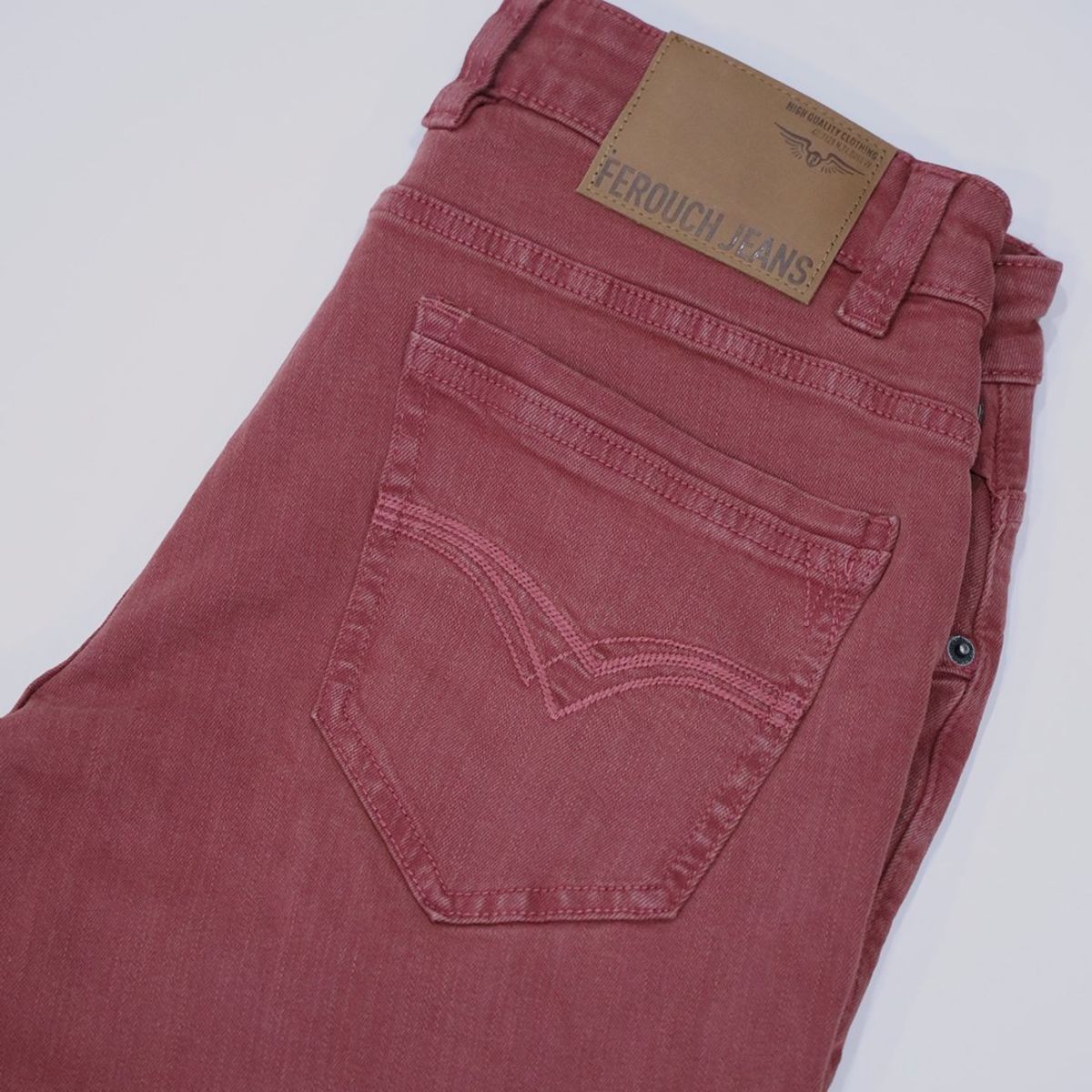 FEROUCH - Jeans Colorado Fj Rojo Ferouch
