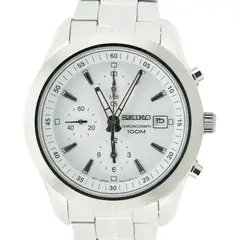 SEIKO - Reloj Cronografo Esfera Blanca 100m SNDA85P1