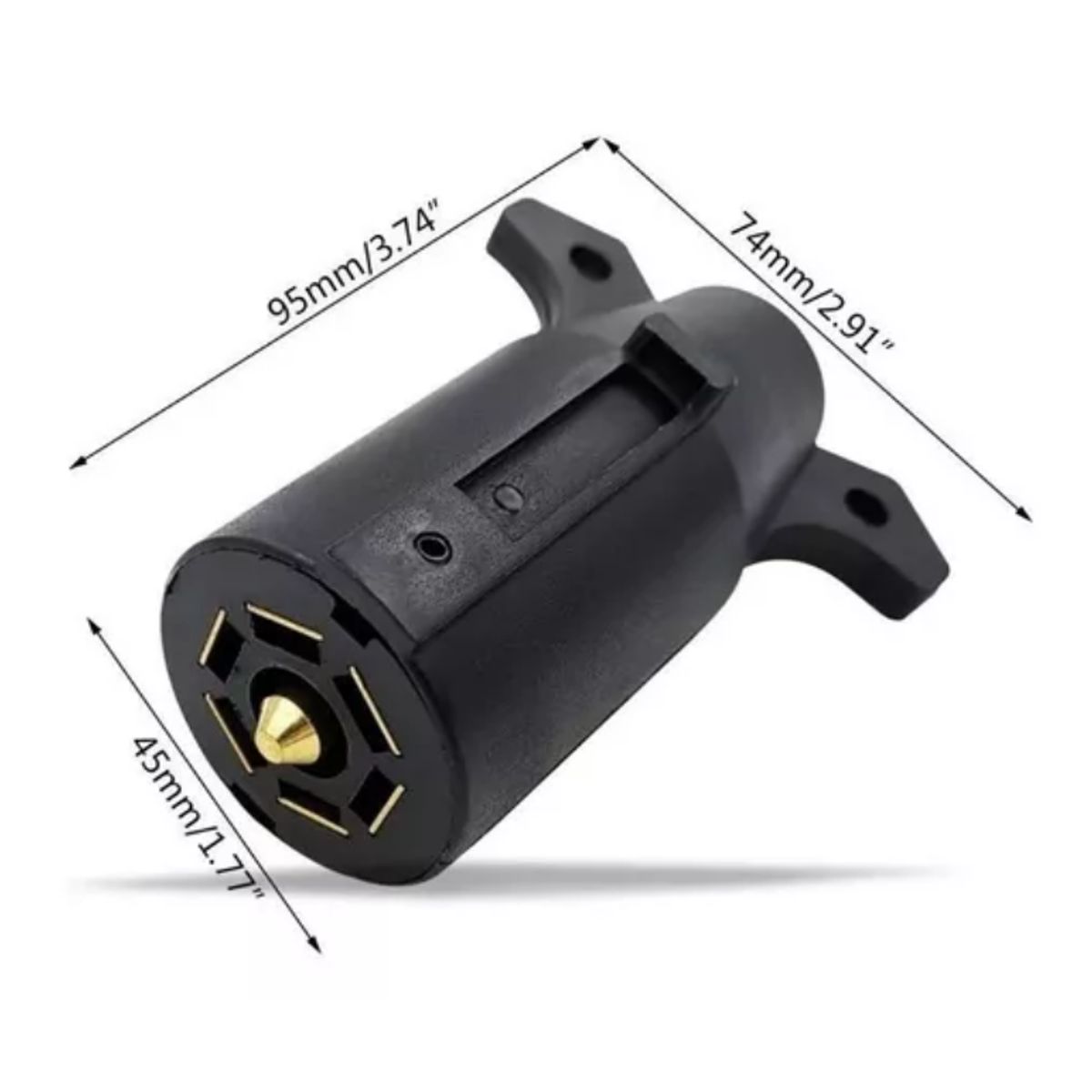 GENERICO - Enchufe Americano Macho Carro Arrastre Remolque 7pin