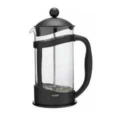 GENERICO - Prensa Francesa Cafetera Manual 600 Ml Vidrio Color Negro