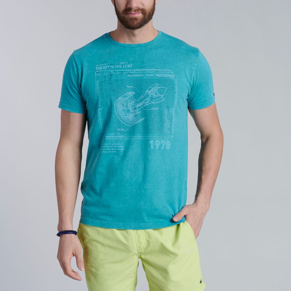 FEROUCH - Polera Proceso Michigan Azul Ferouch